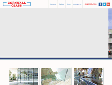 Tablet Screenshot of cornwallglass.ca
